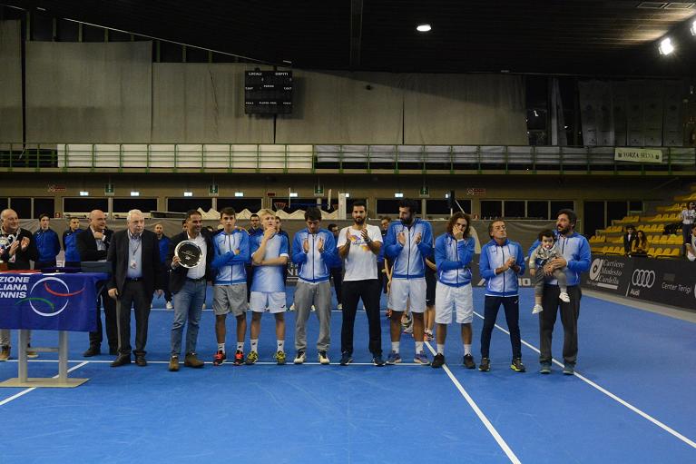 Finale serie A1 maschile 2019: la premiazione del CT Vela Messina