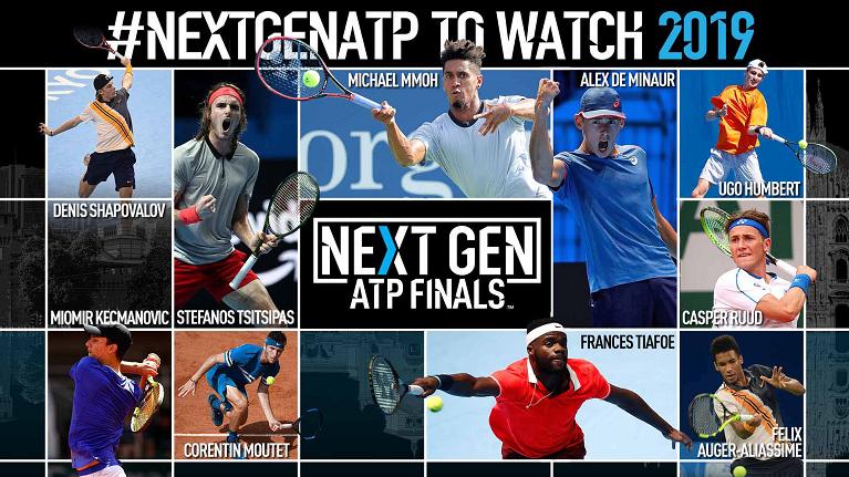 I pretendenti a un posto alle Next Gen ATP Finals 2019