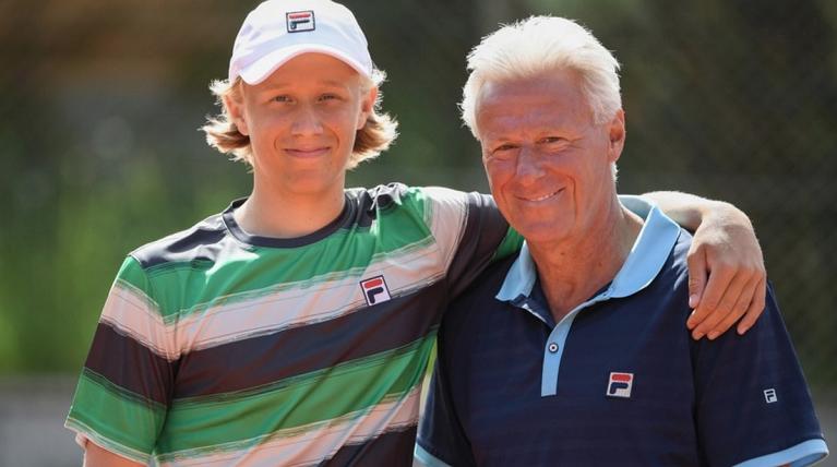 Leo Borg con il padre Bjorn