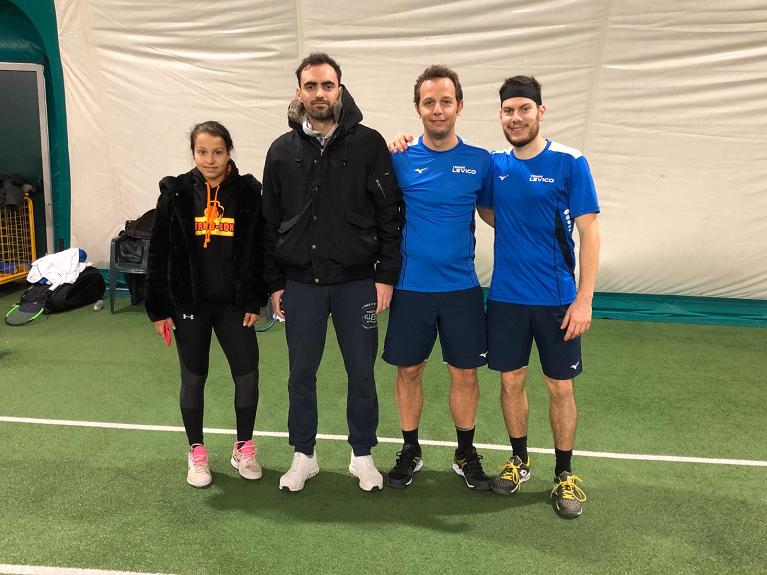 La formazione del Levico protagonista nella Winter Cup di B 2020