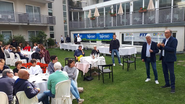 La festa tennis a Torbole