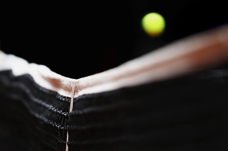 rete del campo da tennis
