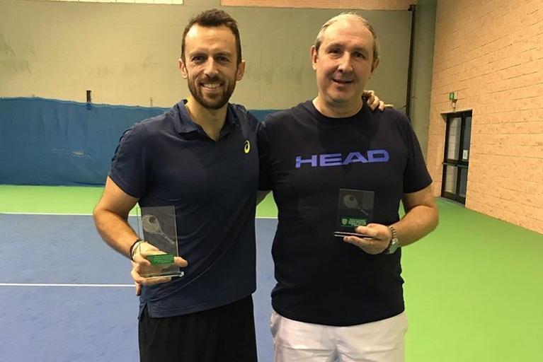 La premiazione dell'Open maschile dei Campionati regionali indoor
