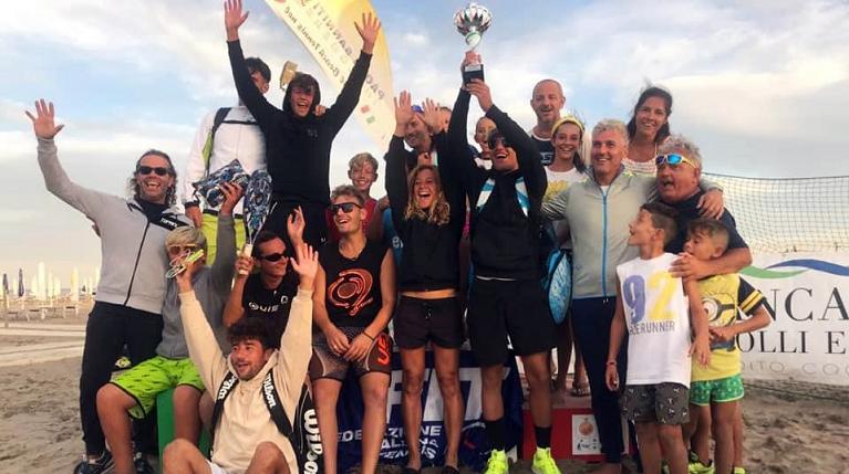 La premiazione della squadra di Rosapineta