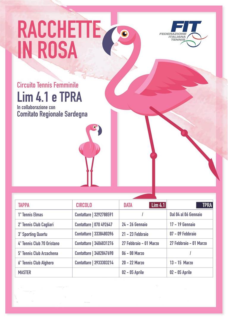 Locandina Racchette in Rosa 2020
