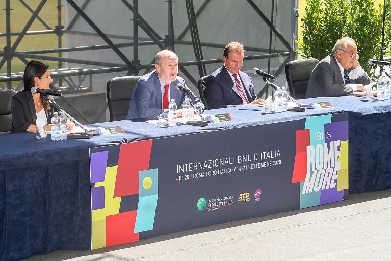 La conferenza stampa di presentazione degli Internazionali BNL d'Italia 2020