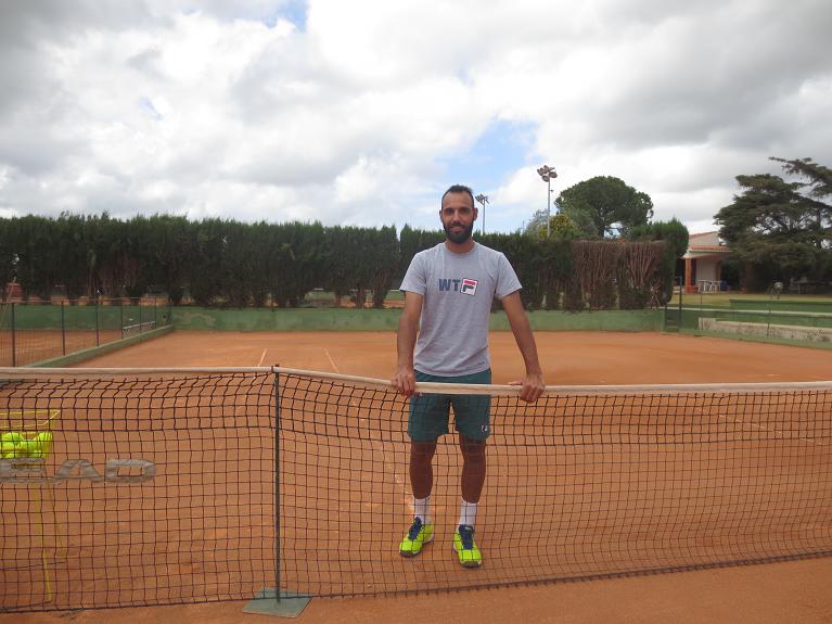 Antonio Zucca a Sassari dopo il lockdown al Tennis Club Davis