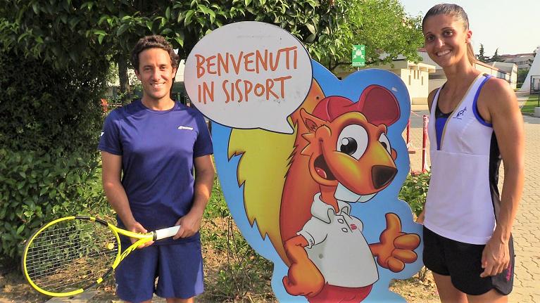 Coppia nel tennis e nella vita