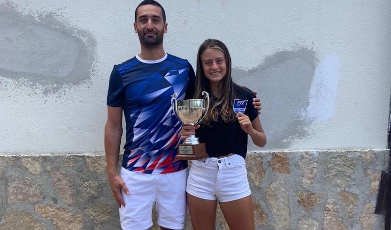 Francesca De Matteo, campionessa italiana Under 13 in doppio