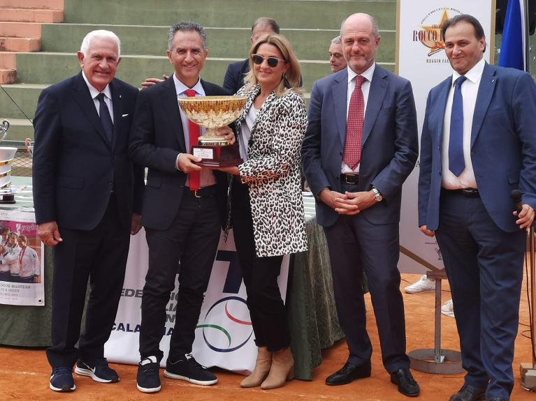 Il presidente Angelo Binaghi a Reggio Calabria