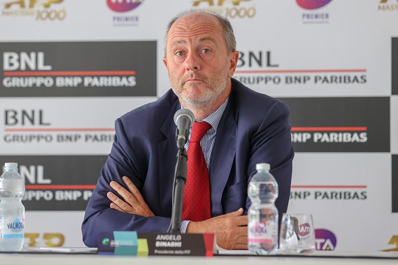 Il Presidente FIT, Angelo Binaghi