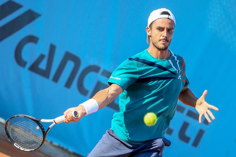 Thomas Fabbiano in azione agli Assoluti di Todi