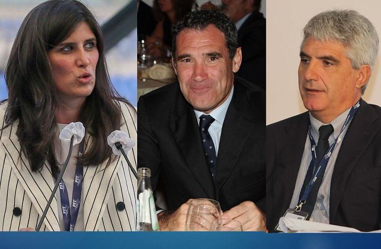 Chiara Appendino, Giovanni Milan e Isidoro Alvisi