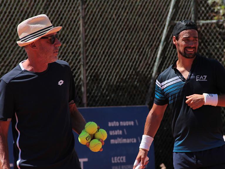 Corrado Barazzutti e Fabio Fognini