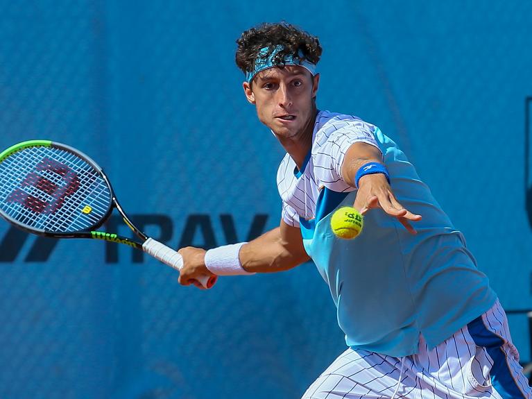 Francesco Forti in azione (foto Sposito)