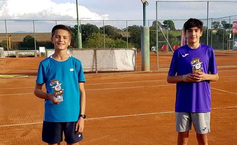 Massimo Pizzigoni e Giorgio Romeo, finalista e vincitore nella categoria under 14 maschile