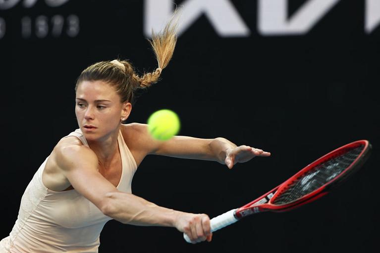 Il recupero di Camila Giorgi (foto Getty Images)