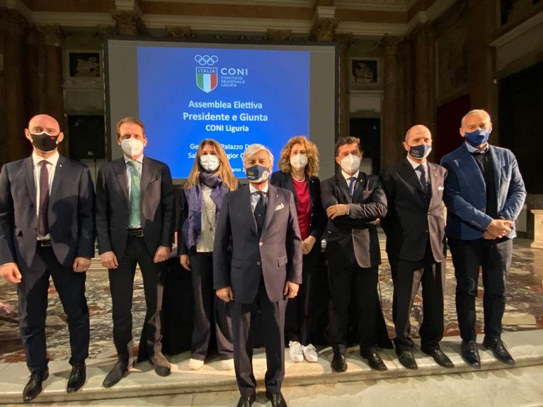 La nuova giunta del Coni Liguria