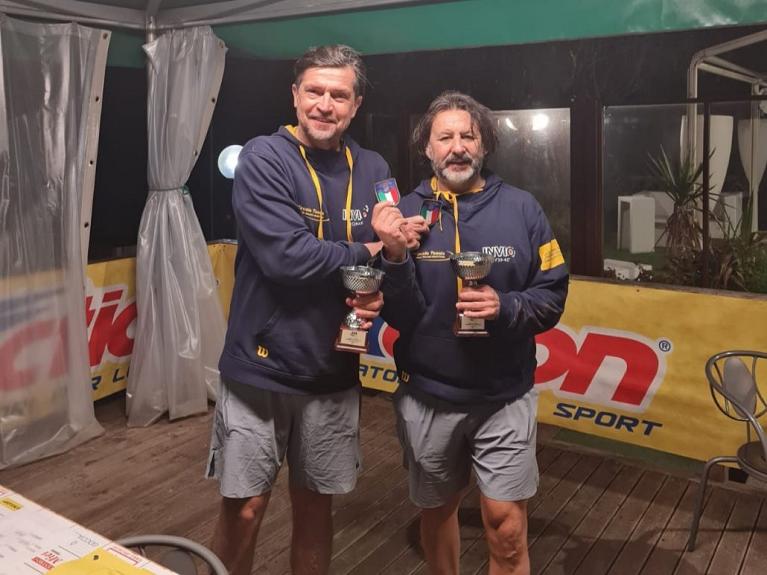 Paolo Pambianco e Corrado Badalucco doppio over 50 Tricolori Senior indoor