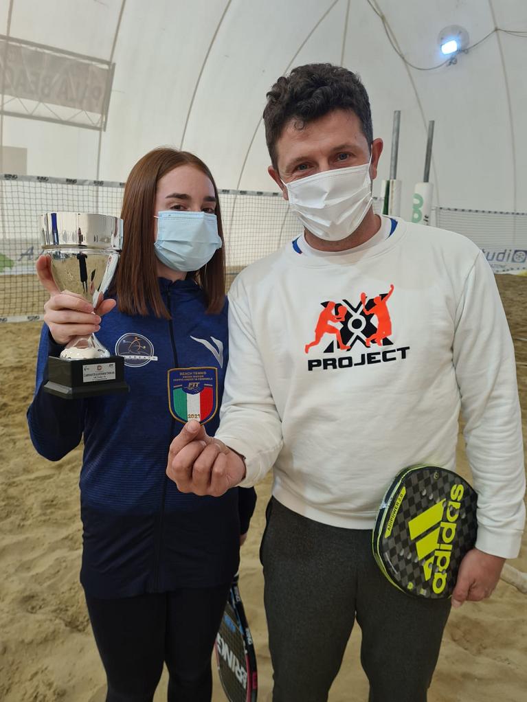Martina De Carlo con lo scudetto