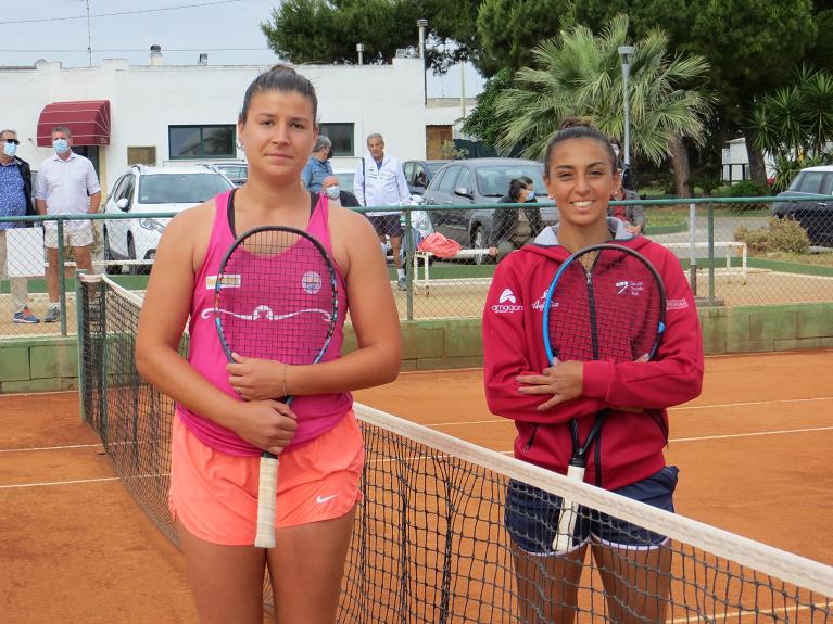 Andreina Pino (Giannoccaro) e Natasha Piludu (CT Bari)