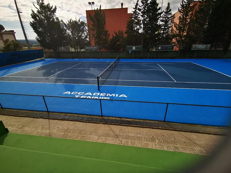 Un campo dell'Accedemia Tennis Sassari
