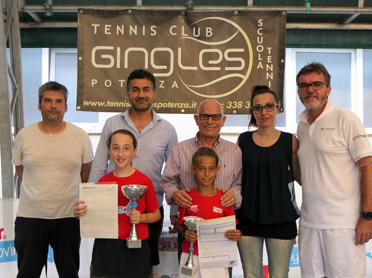 Premiazione del Tennis Trophy FIT Kinder Joy of moving 2021 al TC Gingles Potenza