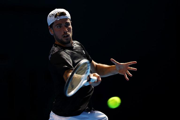 Alessandro Bega all'ATP di Singapore (foto Getty Images)