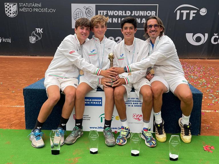 Italia under 14 vincitrice ITF World Junior Tennis