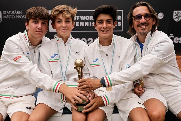 La squadra under 14 azzurra vince ITF World Junior