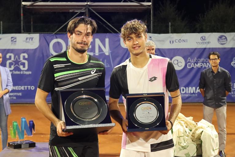Giulio Zeppieri e Flavio Cobolli premiati - Barletta challenger