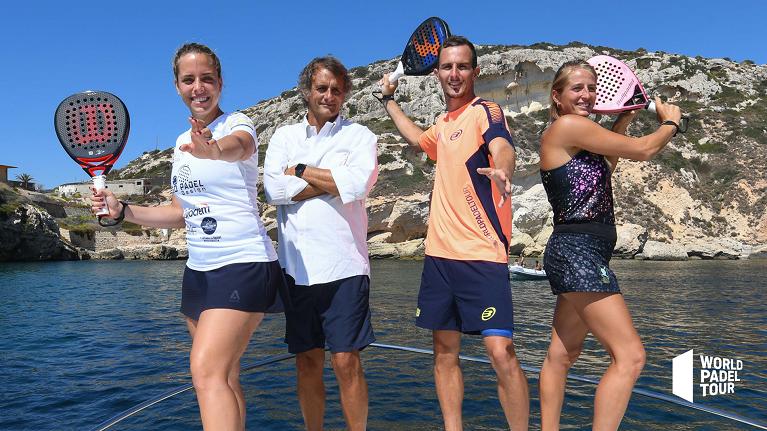 Chiara Pappacena, Marco Gamberale, Daniele Cattaneo e Giorgia Marchetti costa Cagliari