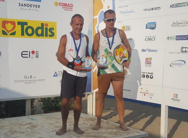 Beach Tennis: mondiali O50 Terracina 2021: Tamponi e Tronci