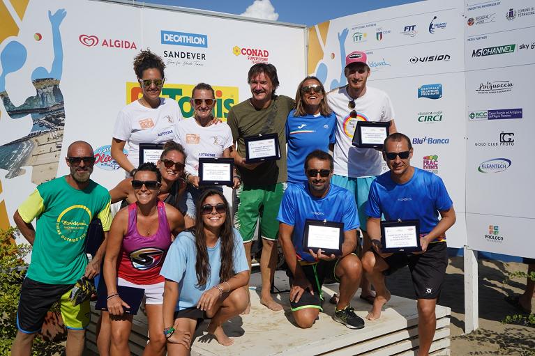 Master FITPRA beach tennis Terracina premiati