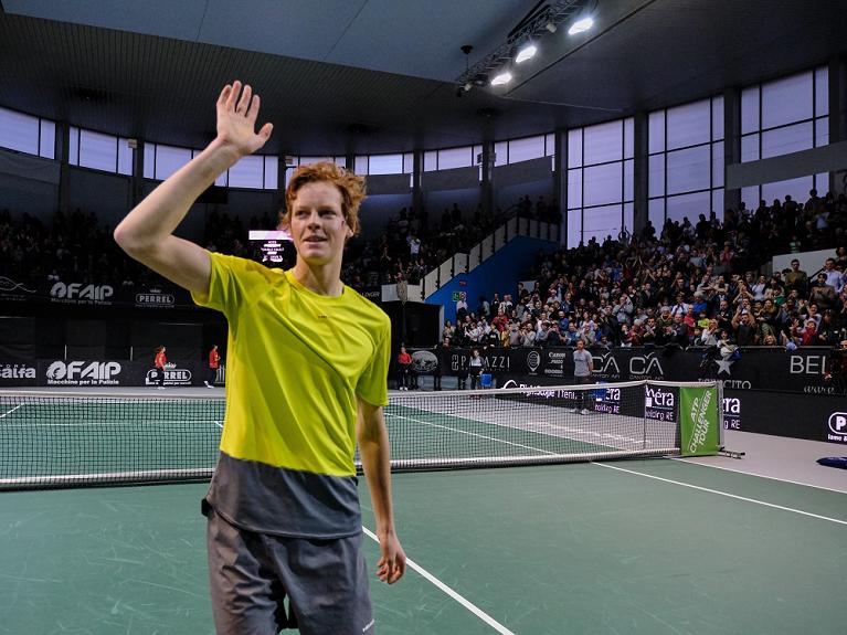 Jannik Sinner, vincitore dell'edizione 2019 del Bergamo Challenger