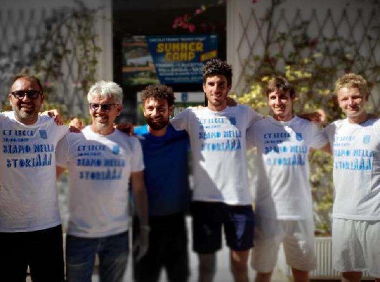 La festa promozione del CT Lecce nel 2019