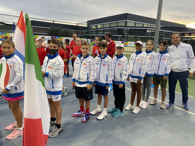 Master internazionale Kinder Nadal Academy team Italy