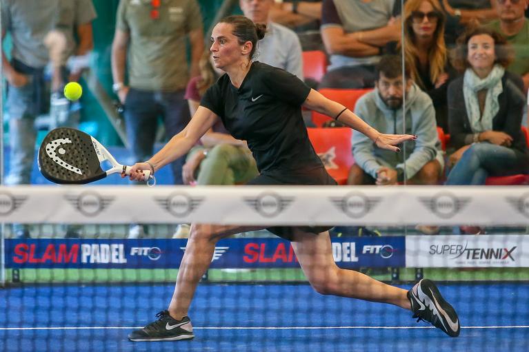 Un recupero di Roberta Vinci (foto Sposito)