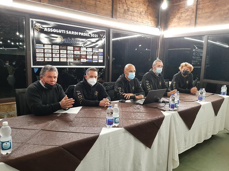 Presentazione dei Campionati Sardi Assoluti 2021 di Padel al Milano 26 di Sassari