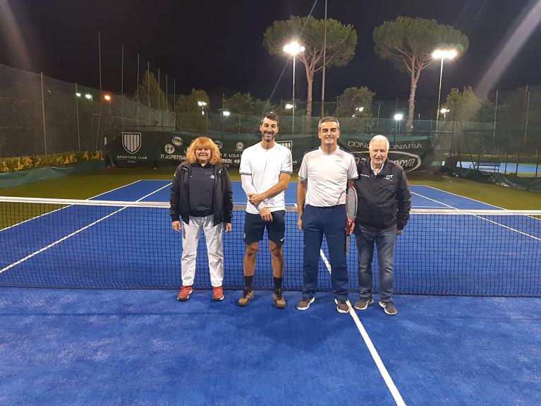 Delucchi e Giani vincono allo Sporting Club Pegli 2, ultimo torneo individuale seguito da Gianni Campanella, decano dei GA liguri.