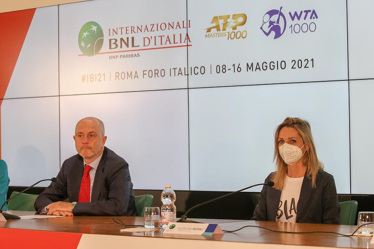 Angelo Binaghi e Valentina Vezzali