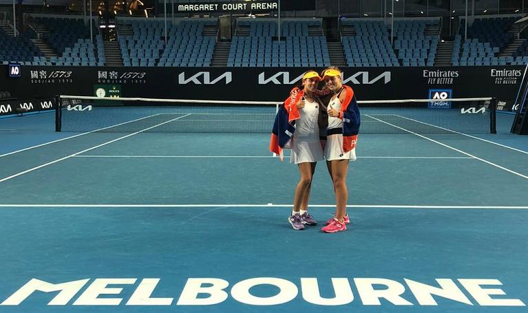 Virginia Ferrara e Giorgia Pedone a Melbourne