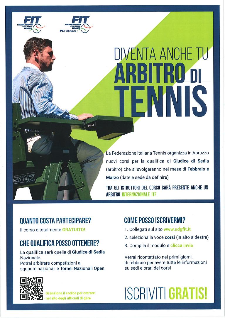 Diventa anche tu arbitro di tennis