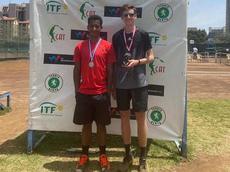 Daniel Clivio premiazione ITF Junior Nairobi