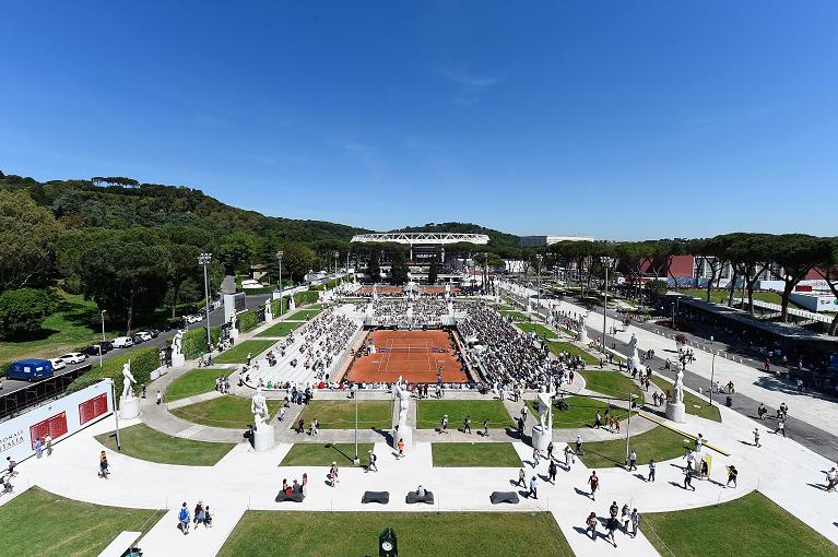 Gli ampi spazi del Foro Italico intorno allo Stadio Pietrageli