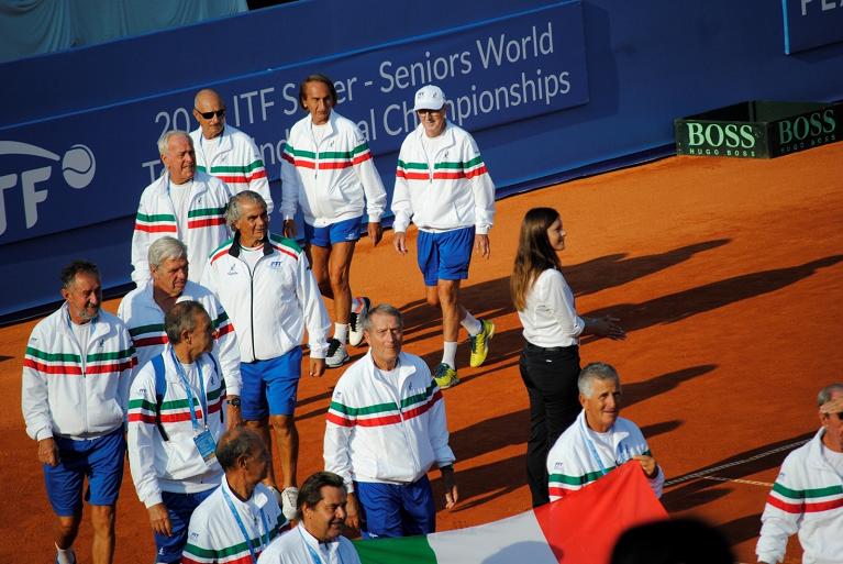 La rappresentativa italiana Super Senior ai Mondiali