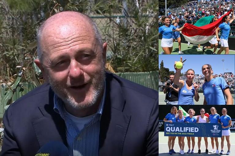 Il Presidente della FIT Angelo Binaghi intervistato da SuperTennis ad Alghero