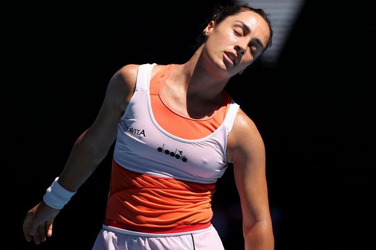 Tutta la delusione di Martina Trevisan (foto Getty Images)