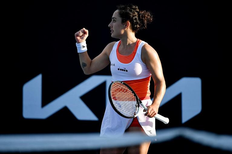 Tutta la soddisfazione di Martina Trevisan (foto Getty Images)