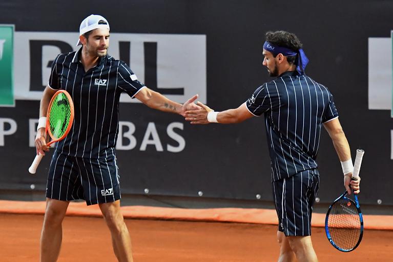 Simone Bolelli e Fabio Fognini (foto Fioriti)
